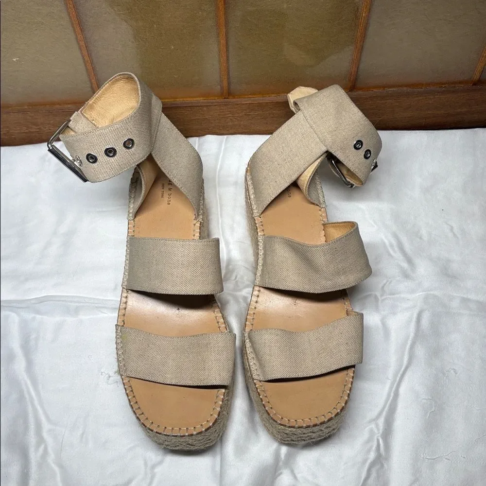 rag & bone Tara canvas platform espadrilles